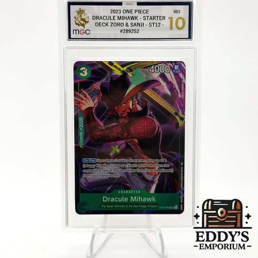 Dacule Mihawk Alt Art - ST12-003 - SD Zoro & Sanji - MGC 10