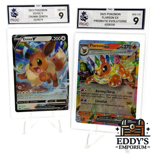 Flareon ex 014 & Eevee V 108 -  Eeveelution MGC 9 Bundle
