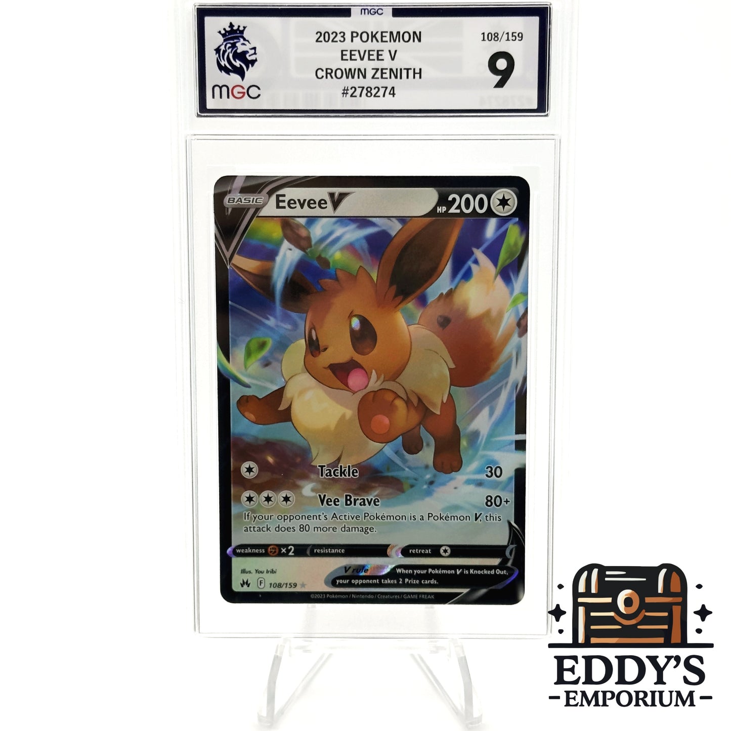 Flareon ex 014 & Eevee V 108 -  Eeveelution MGC 9 Bundle