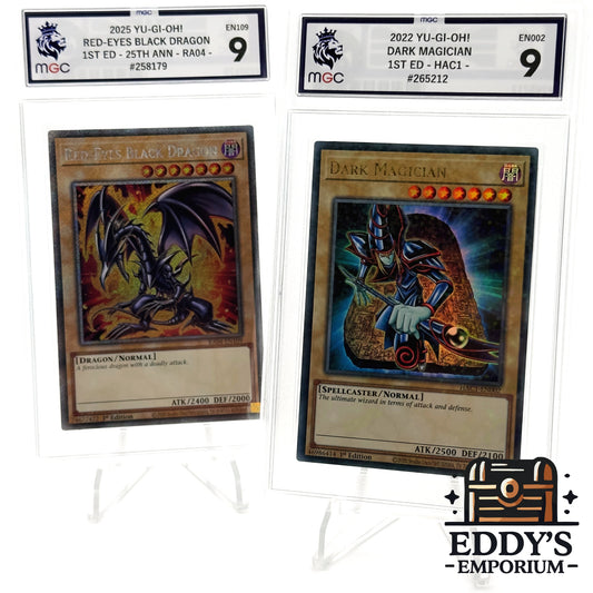 Dark Magician (Duel Term'Tech) & Red-Eyes Black Dragon 7th Art - MGC 9