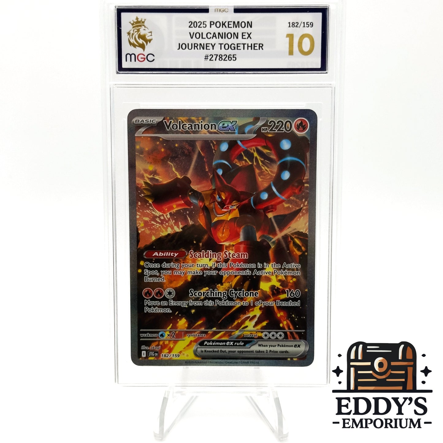 Volcanion ex - 182/159 - Special Illustration Rare - Journey Together - MGC 10