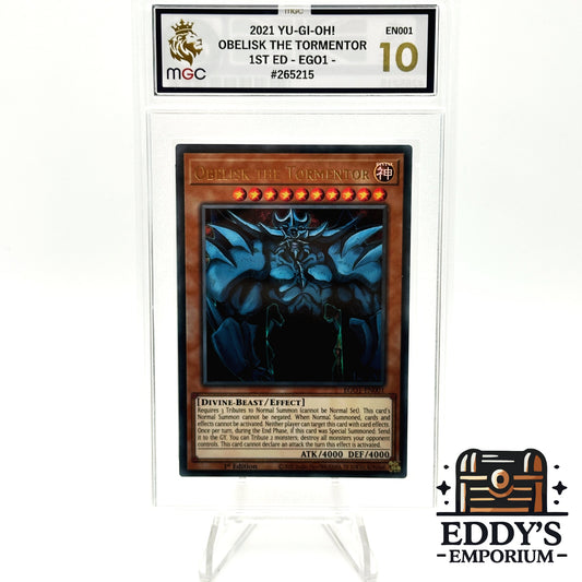 Obelisk the Tormentor (1st Ed) - EG01-EN001 - Egyptian God Deck - MGC 10