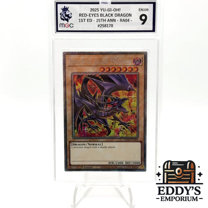 Red Eyes Black Dragon EN109 & Blue-Eyes White Dragon EN004 - MGC 9 Bundle