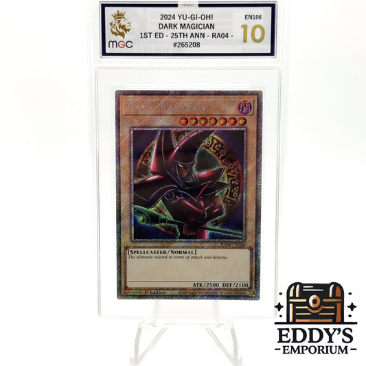 Dark Magician Arkana (Plat 1st Ed) - RA04-EN106 - QC Stampede - MGC 10