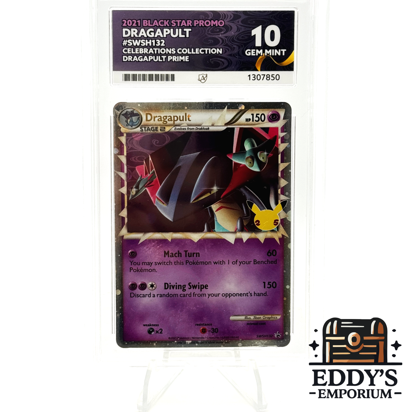 Dragapult - SWSH132 - 25th Celebrations Promo - Ace 10