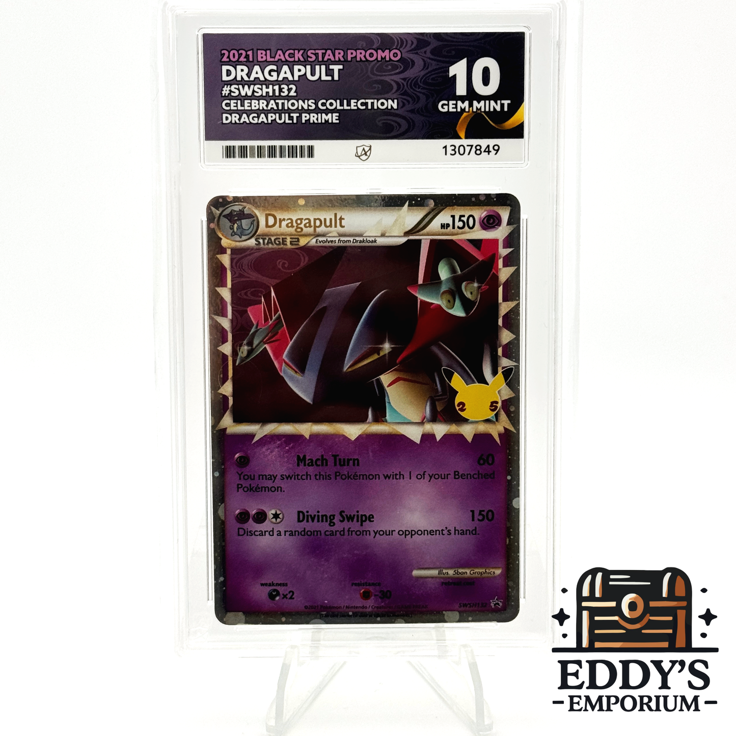 Dragapult - SWSH132 - 25th Celebrations Promo - Ace 10