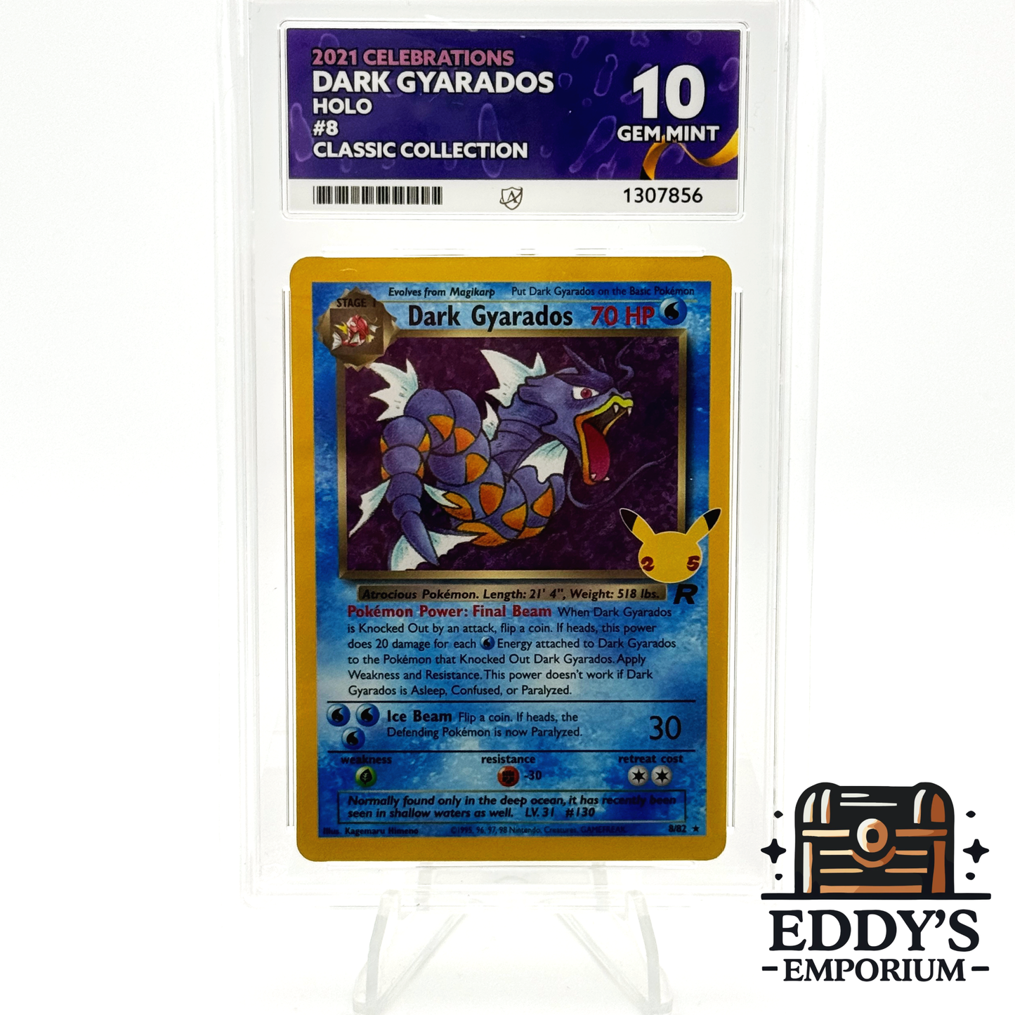 Dark Gyarados - 8/82 - 25th Celebrations Classic Collection - Ace 10