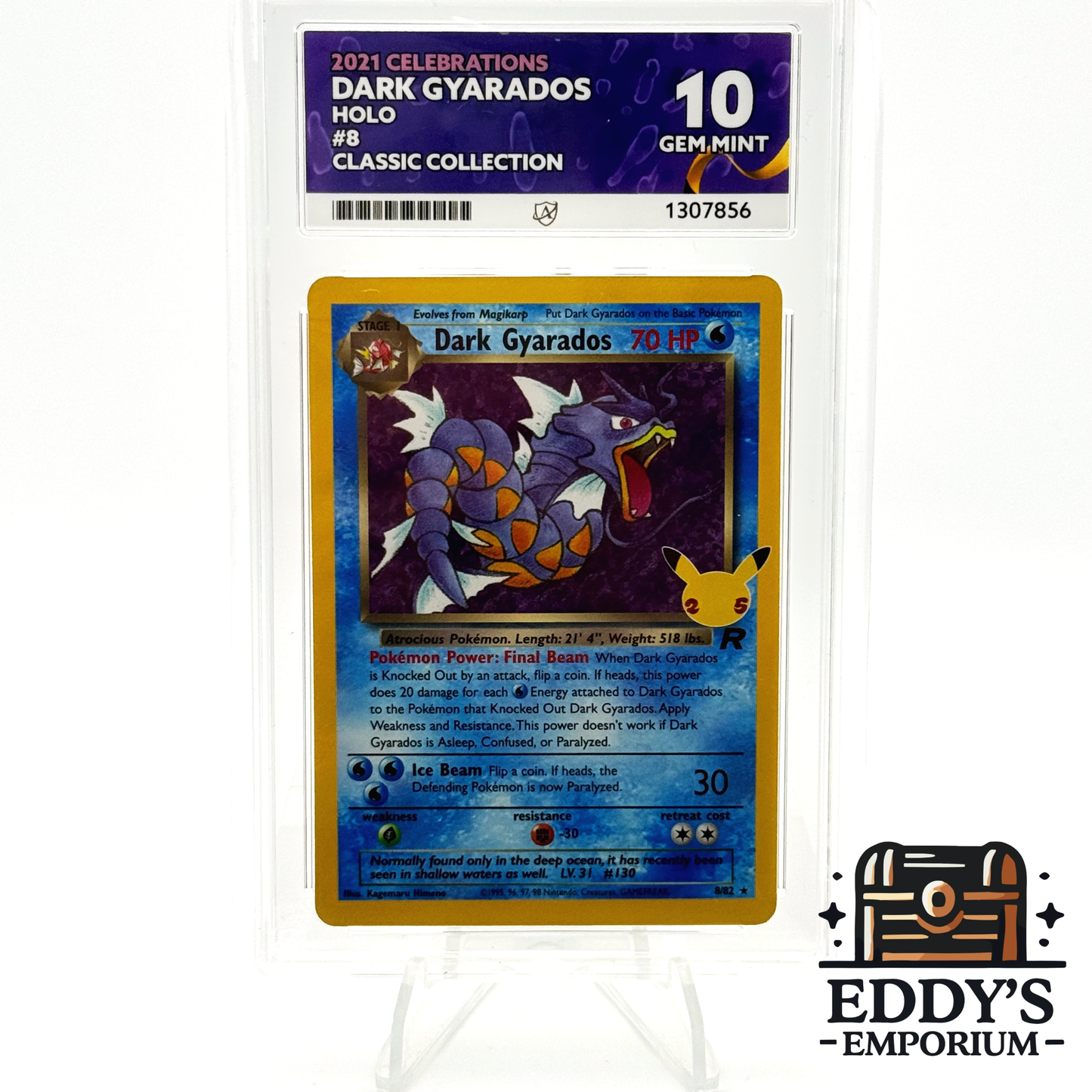 Dark Gyarados - 8/82 - 25th Celebrations Classic Collection - Ace 10