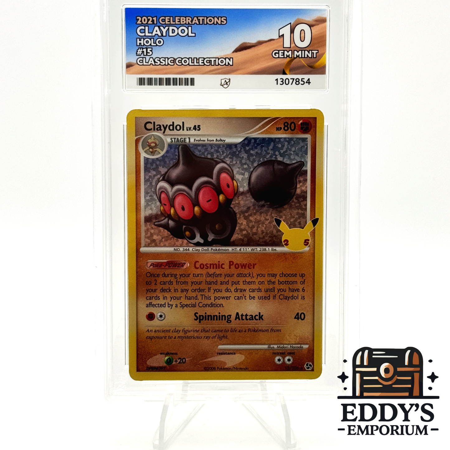 Claydol - 15/106 - 25th Celebrations Classic Collection - Ace 10