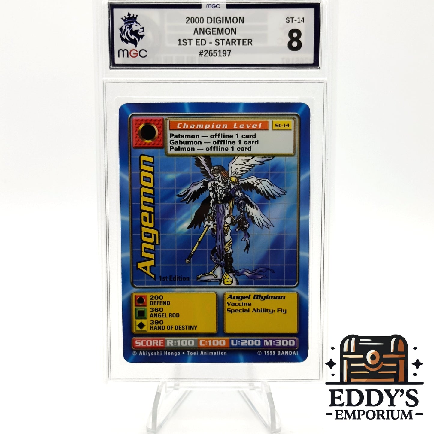 Angemon 1st Ed - ST-14 - Digimon Starter Deck (2000) - MGC 8