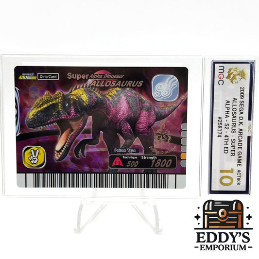 Allosaurus (Super Alpha) - ACT008 - Dinosaur King Arcade - MGC 10