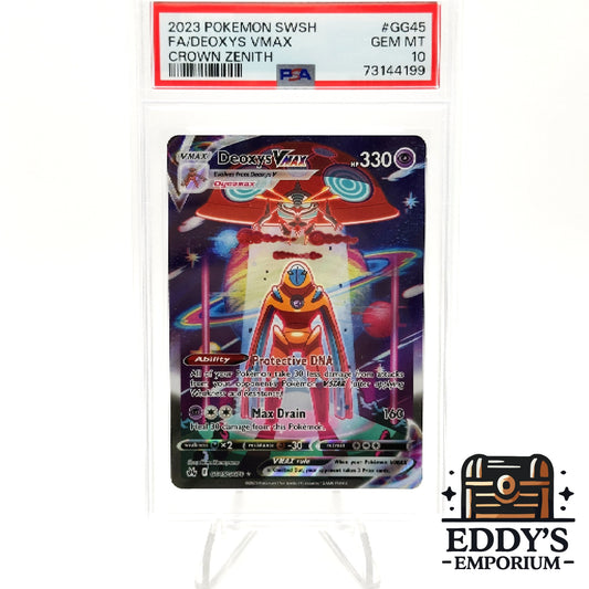Deoxys VMAX - GG45/GG70 - Galarian Gallery - Crown Zenith - PSA 10