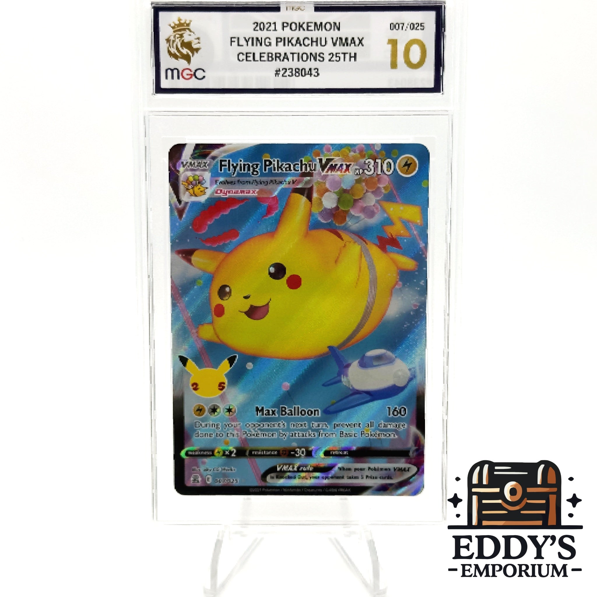 FLYING PIKACHU V 2021 25周年記念 2021 Pokemon Celebrations 25th Anniversary Flying Pikachu V #6 PSA