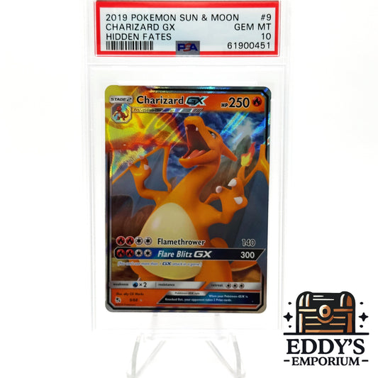 Charizard GX - 9/68 Hidden Fates - PSA 10
