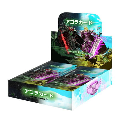 AKORA TCG: Warped Crusaders 1st Edition Booster Box (20 packs) - English