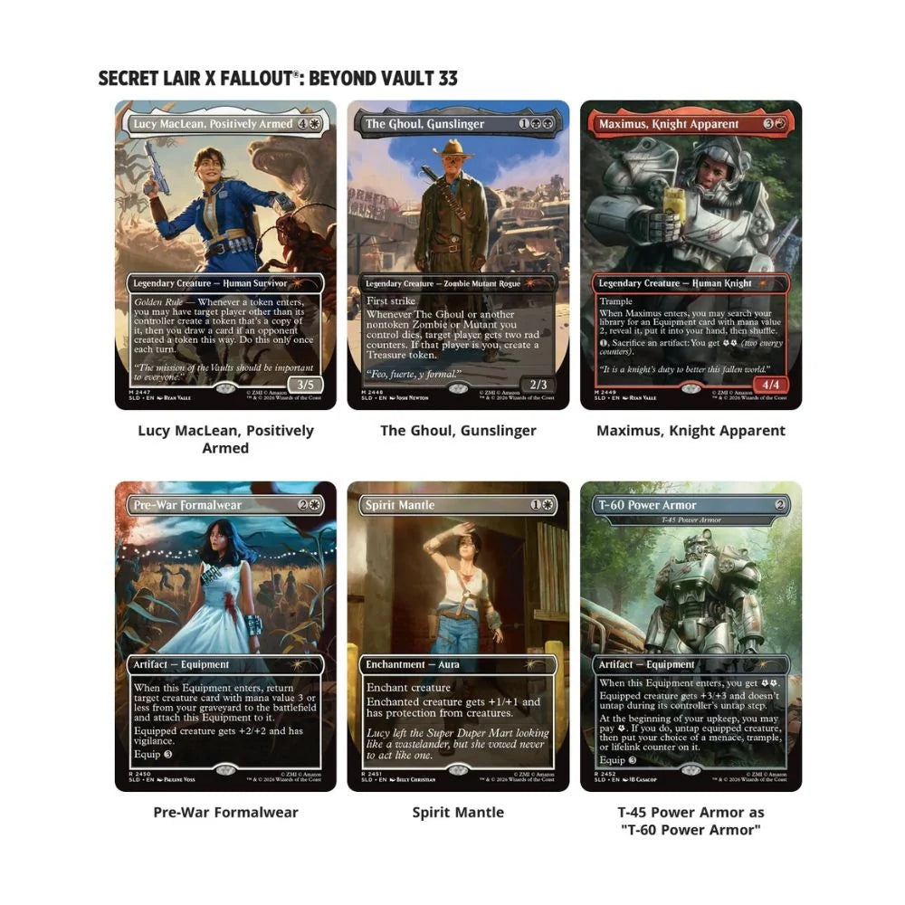 MTG: Secret Lair x Fallout: Beyond Vault 33