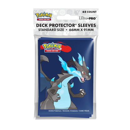 Ultra Pro -Standard Deck Protector Sleeves - Pokemon - Mega Charizard X 65pk