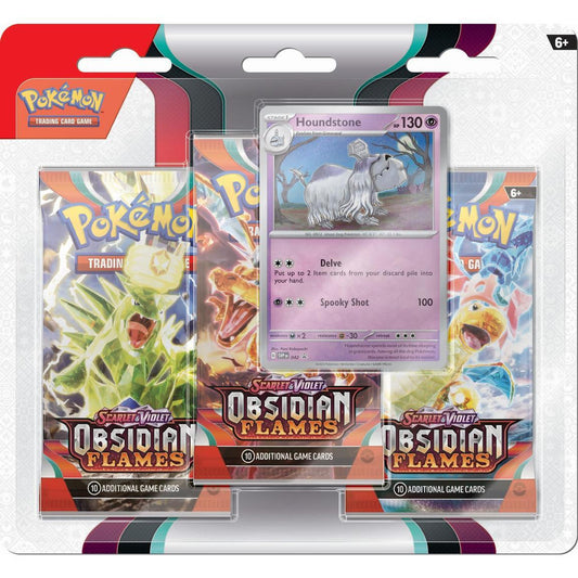 Pokémon TCG: Scarlet & Violet—Obsidian Flames 3-Pack Blister