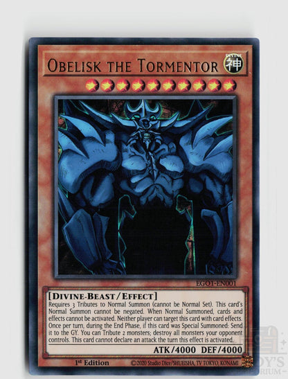 Obelisk the Tormentor EGO1-EN001 Yu-Gi-Oh Egyptian God Deck: Obelisk the Tormentor