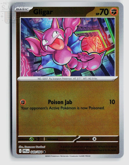 Gligar 049/094 Phantasmal Flames Pokemon Reverse Holo
