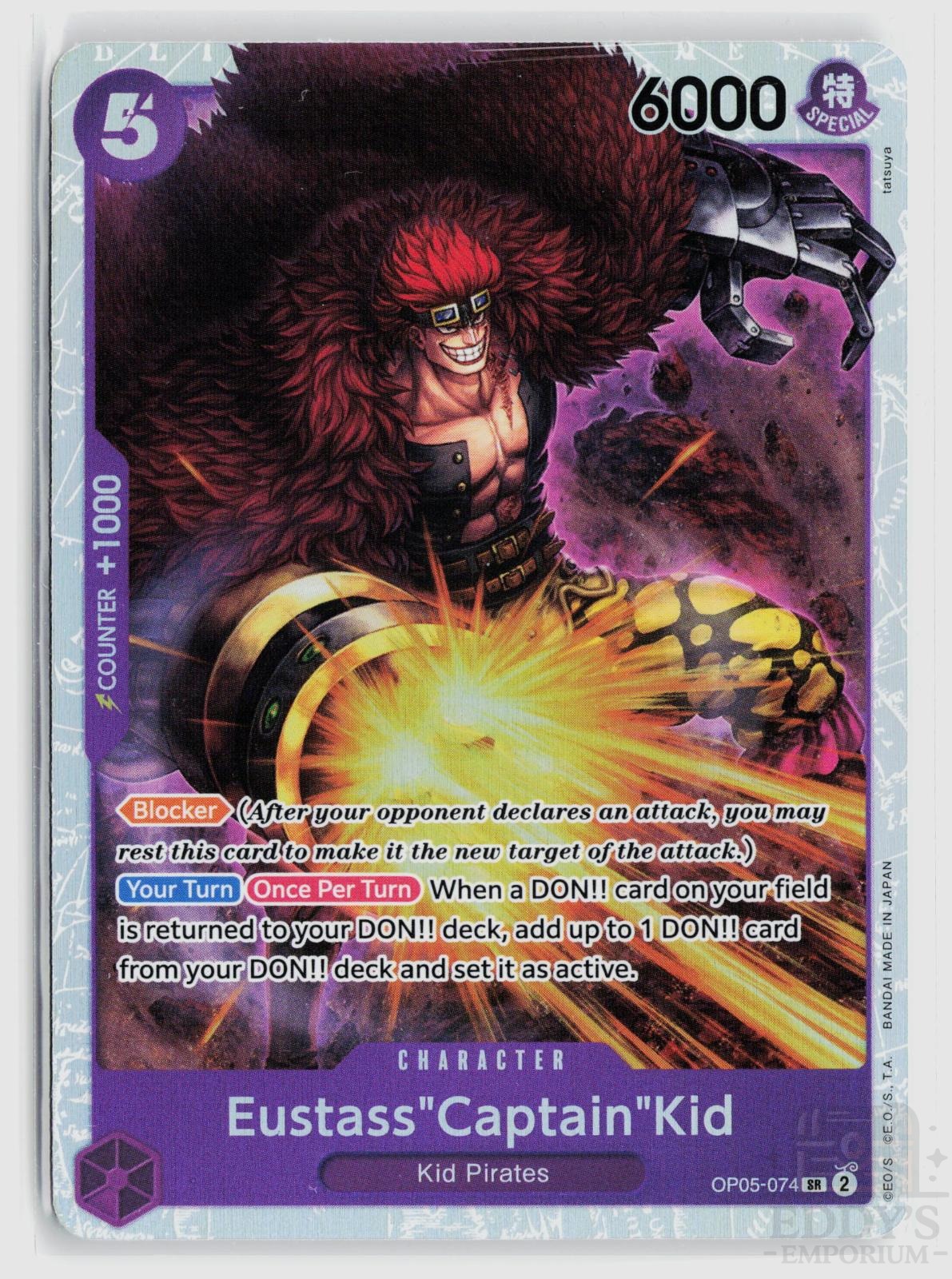 Eustass"Captain"Kid (Reprint) OP05-074 Premium Booster -The Best- One Piece Foil