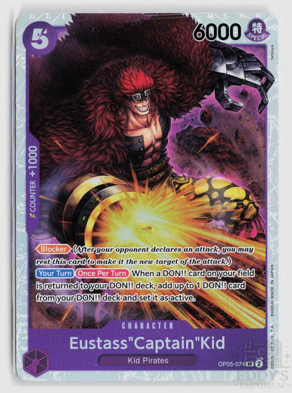 Eustass"Captain"Kid (Reprint) OP05-074 Premium Booster -The Best- One Piece Foil