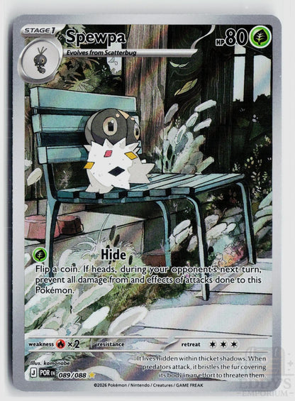 Spewpa 089/088 Perfect Order Pokemon Holo Illustration Rare