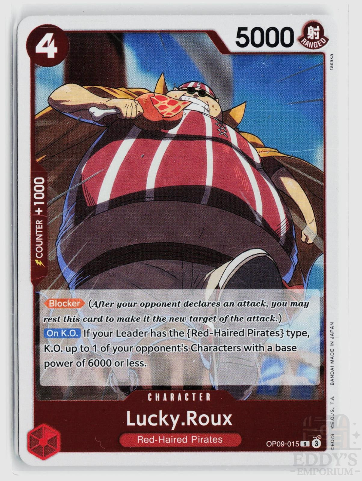 Lucky.Roux OP09-015 Emperors in the New World One Piece Foil Rare