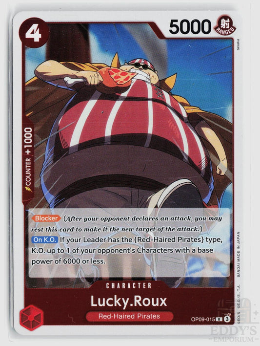 Lucky.Roux OP09-015 Emperors in the New World One Piece Foil Rare