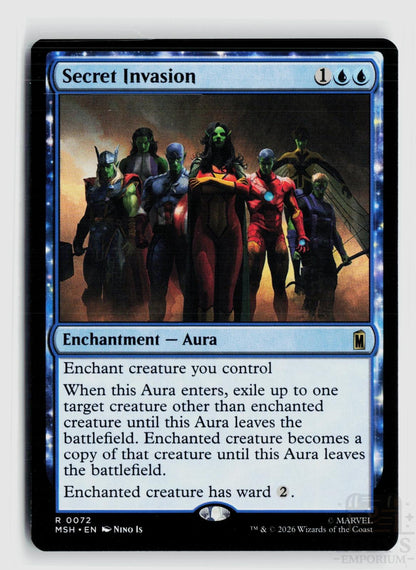 Secret Invasion 72 Marvel Super Heroes Magic: The Gathering Rare