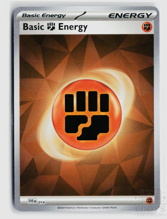 Basic Fighting Energy 014 Scarlet & Violet Energies Pokemon Holo