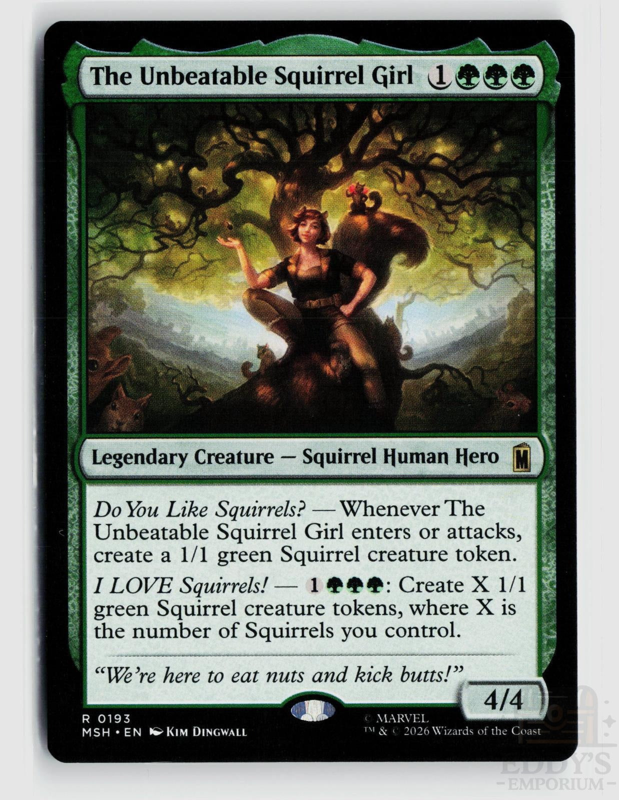 The Unbeatable Squirrel Girl 193 Marvel Super Heroes Magic: The Gathering