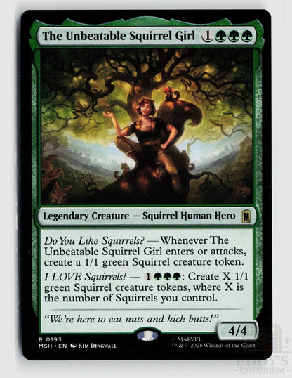 The Unbeatable Squirrel Girl 193 Marvel Super Heroes Magic: The Gathering