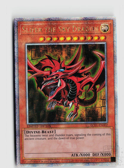 Slifer the Sky Dragon (Quarter Century Secret Rare) LC01-EN002 Yu-Gi-Oh Legendary Collection: 25th Anniversary Edition