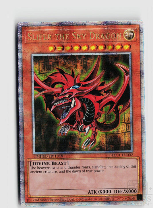 Slifer the Sky Dragon (Quarter Century Secret Rare) LC01-EN002 Yu-Gi-Oh Legendary Collection: 25th Anniversary Edition
