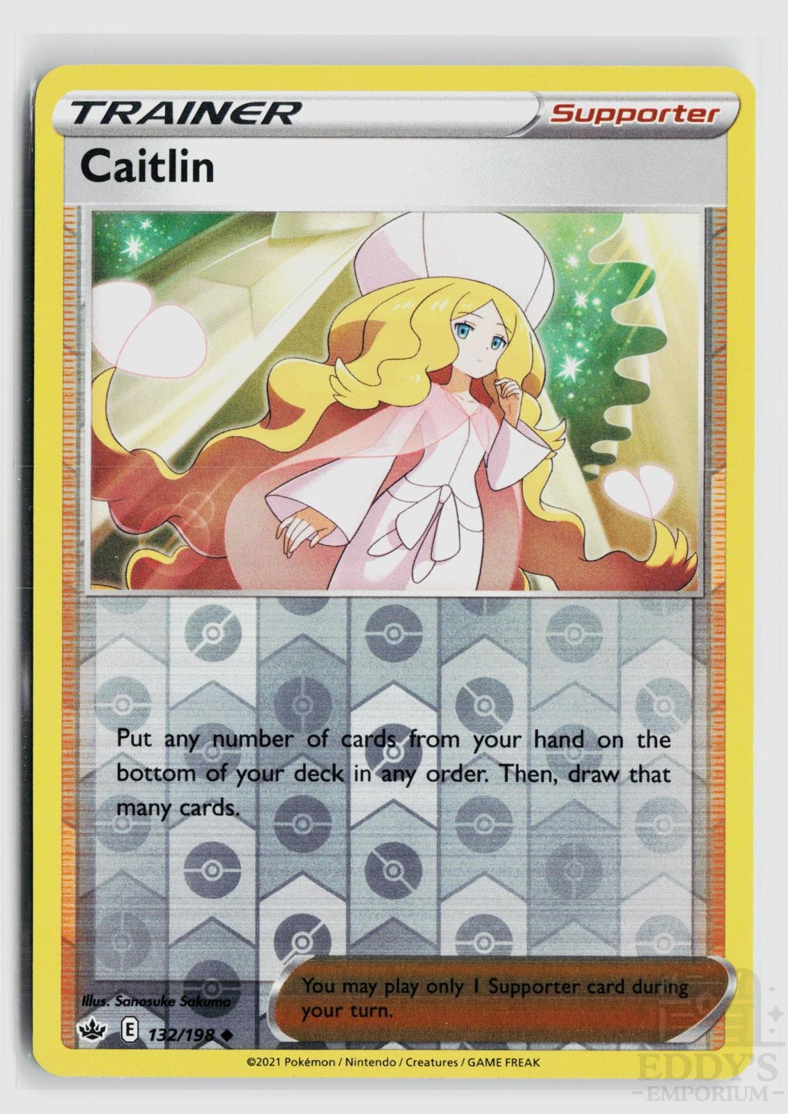 Caitlin 132/198 Chilling Reign Pokemon Reverse Holo