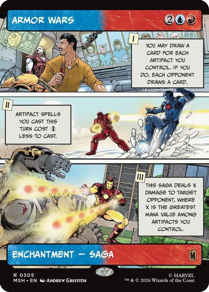 Armor Wars (Borderless) 305 Marvel Super Heroes Magic: The Gathering