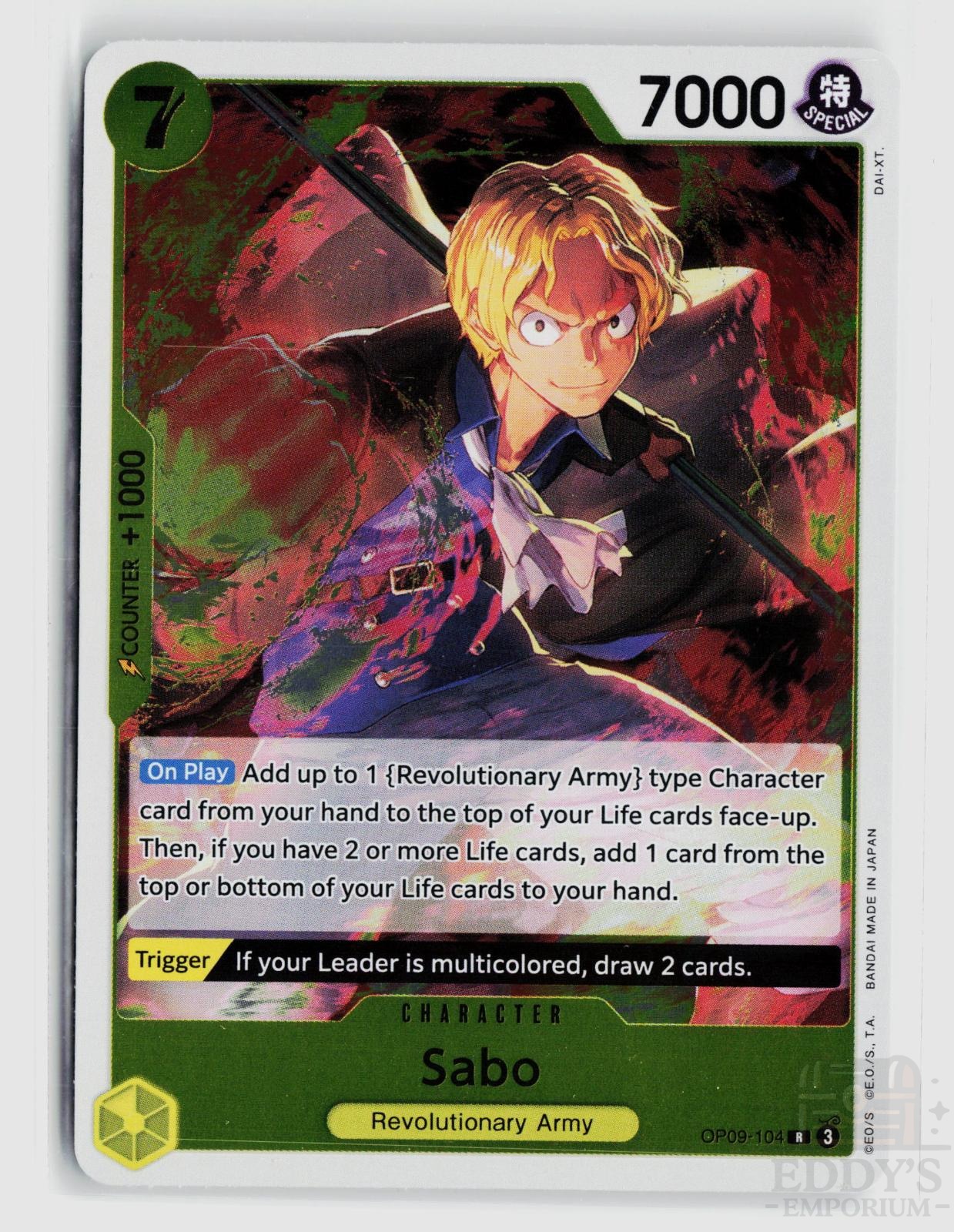 Sabo (104) OP09-104 Emperors in the New World One Piece Foil Rare