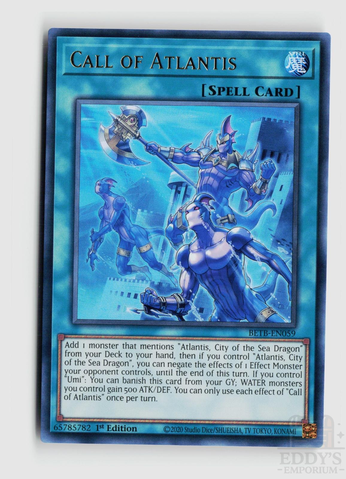 Call of Atlantis BETB-EN059 Beyond the Brave Yu-Gi-Oh 1st Edition Ultra Rare NM