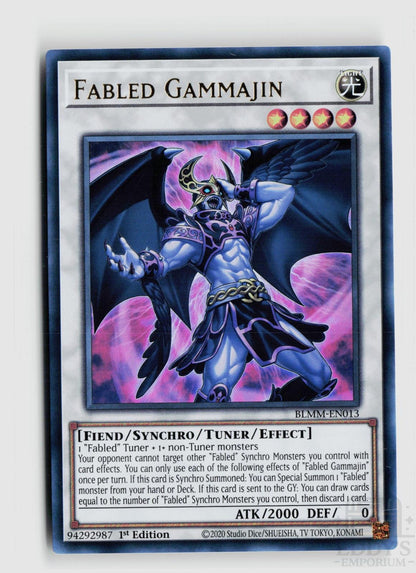 Fabled Gammajin BLMM-EN013 Battles of Legend: Monster Mayhem Yu-Gi-Oh 1st Edition NM