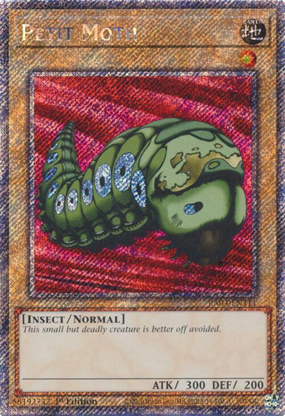 Petit Moth (Platinum Secret Rare) RA04-EN111 Quarter Century Stampede Yu-Gi-Oh 1st Edition NM