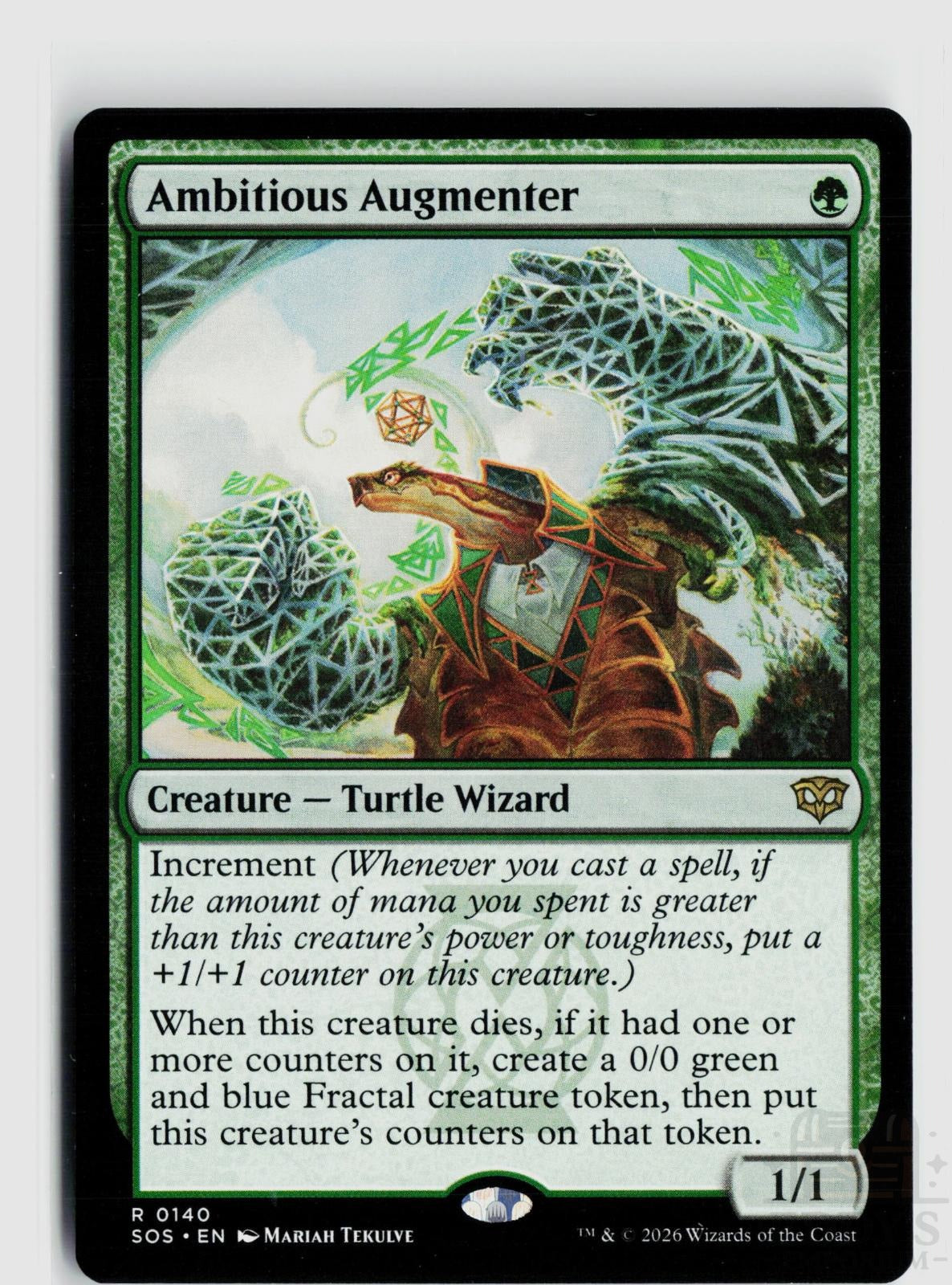 Ambitious Augmenter 140 Secrets of Strixhaven Magic: The Gathering Rare