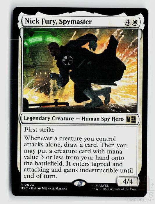 Nick Fury, Spymaster 603 Commander: Marvel Super Heroes Magic: The Gathering