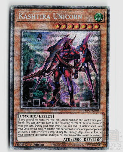 Kashtira Unicorn (Starlight Rare) RA05-EN025 Yu-Gi-Oh Rarity Collection 5