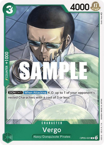 Vergo OP05-023 Awakening of the New Era One Piece Foil Rare