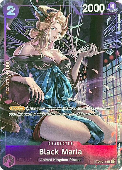 Black Maria (Premium Card Collection -BANDAI CARD GAMES Fest. 23-24 Edition-) ST04-011 One Piece Promotion Cards One Piece Foil