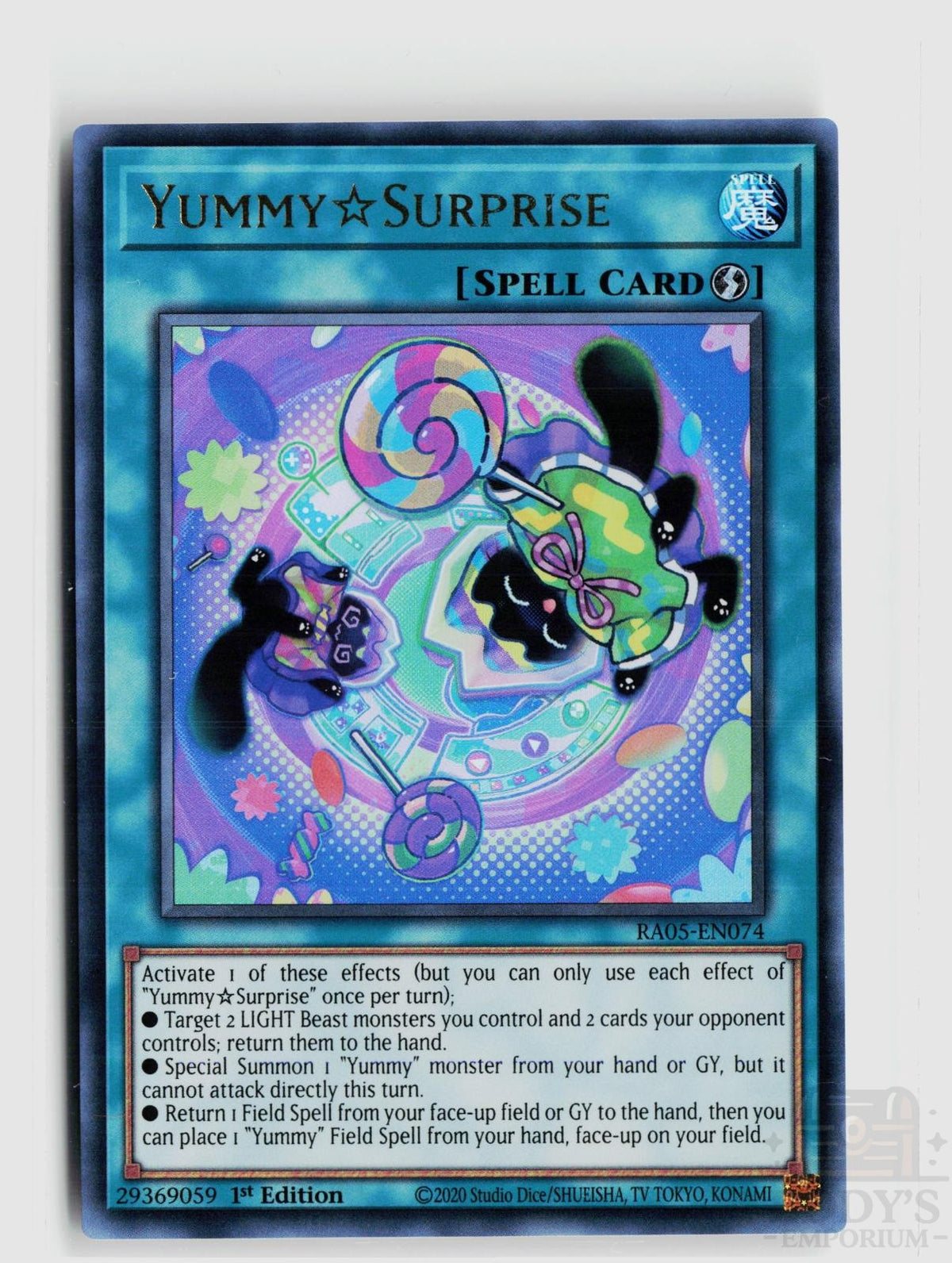 YummySurprise (Ultra Rare) RA05-EN074 Rarity Collection 5 Yu-Gi-Oh 1st Edition NM