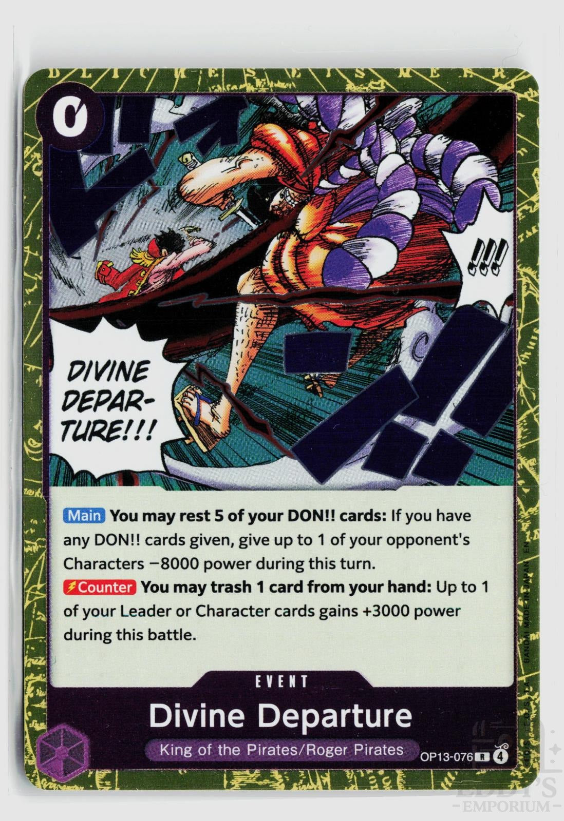 Divine Departure OP13-076 Carrying On His Will One Piece Foil Rare