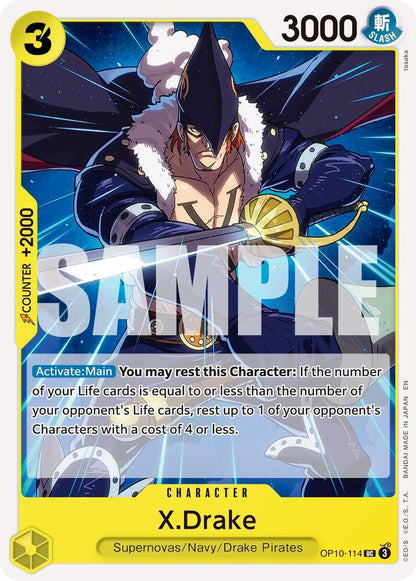 X.Drake (Reprint) OP10-114 Premium Booster -The Best- Vol. 2 One Piece Uncommon