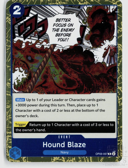 Hound Blaze OP05-057 Awakening of the New Era One Piece Foil Rare